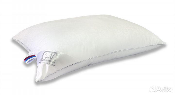 Подушка нано-шелк в сатине Альвитек 68х68