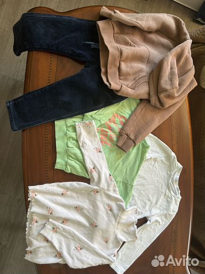 Осенний вещи для девочки 104 см