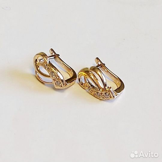 Золотые серьги