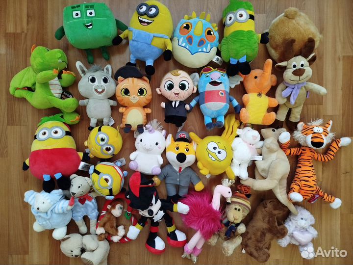 Игрушки мягкие и другие