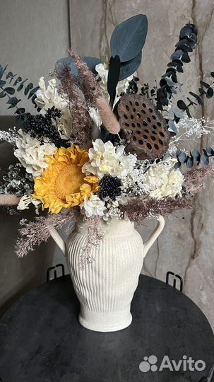 Композиция из стабилизированных цветов