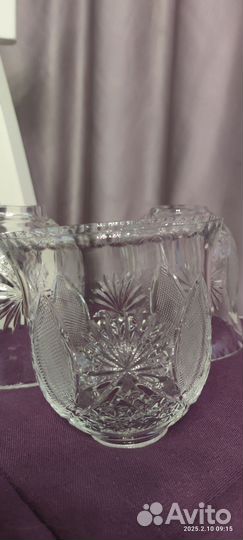 Плафоны хрустальные СССР