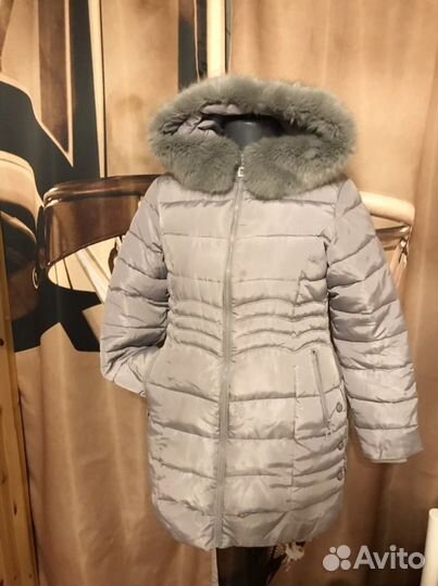 Пальто утепленное синтепон 44 46