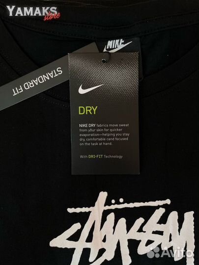 Футболка Nike оверсаз черная (M-XL)