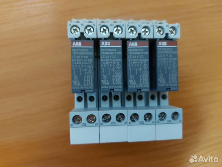 Реле CR-M230AC4 230B AC 4пк 6A ABB