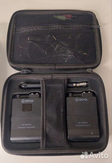 Микрофон петличный, беспроводной boya BY-WFM12