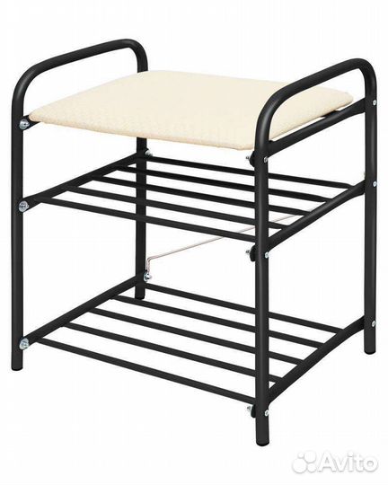 Банкетка для обуви с двумя полками