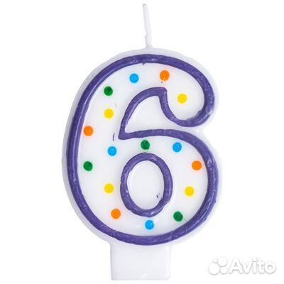 Свеча -цифра 