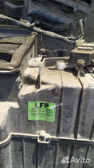 Печка на ssangyong передняя и задняя