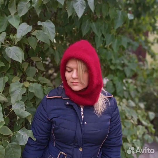 Капор из пуха норки