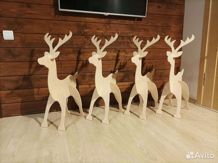 Олень, декоративная игрушка, под ёлку