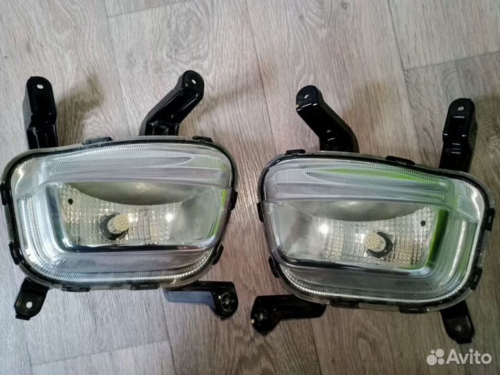 Дневные ходовые огни kia rio з рестайл, оригинал