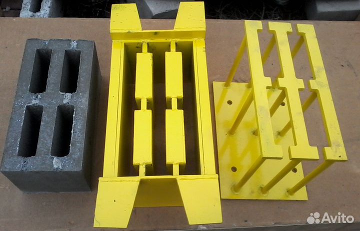 Пресс форма для вибропресса для блока