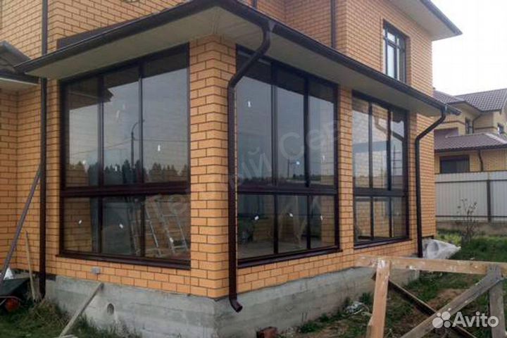 Остекление беседок веранд