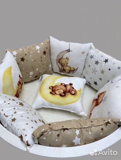 Бортики в детскую кроватку