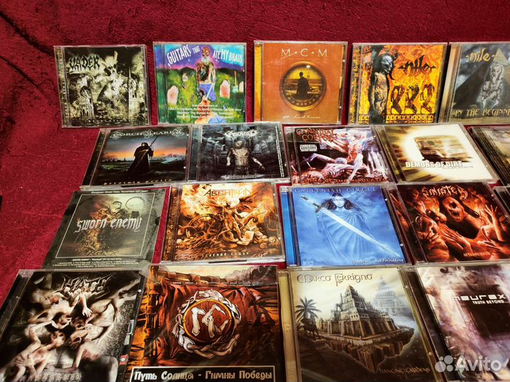 Музыкальные cd диски (метал)