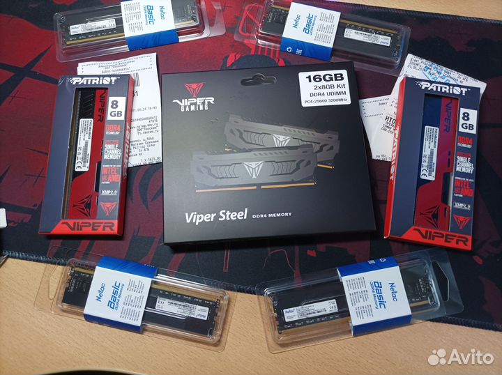 Оперативная память ddr4 8GB. 16GB. 32GB. RAM.озу