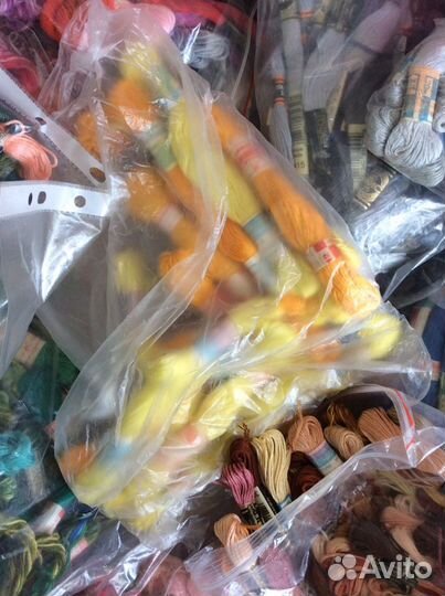 Нитки мулине советские по 20 метров