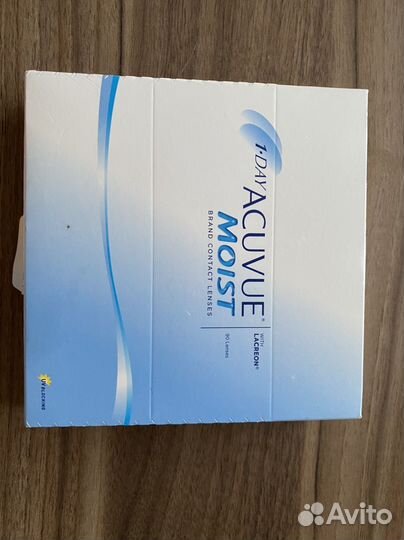 Контактные линзы acuvue 1 day moist