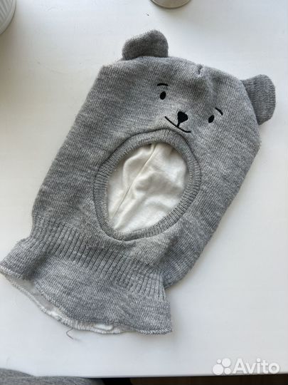 Шапка шлем детская