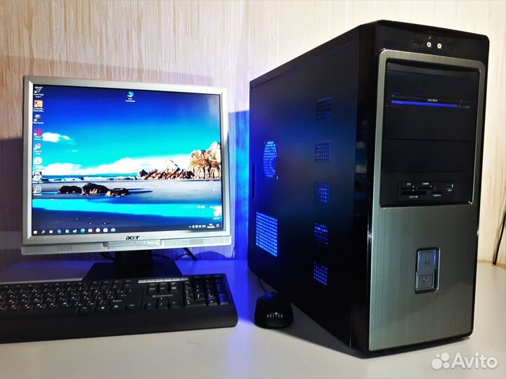 Компьютер В Сборе Intel 4-ядра 6GB/SSD+HDD/GTX250