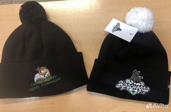 Шапки фк Краснодар,новые,отличного качества