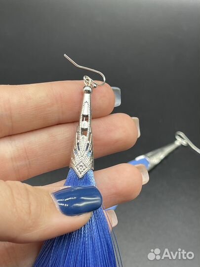 Сережки кисточки