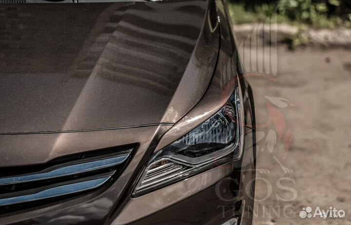 Реснички на Hyundai Solaris Рестайлинг