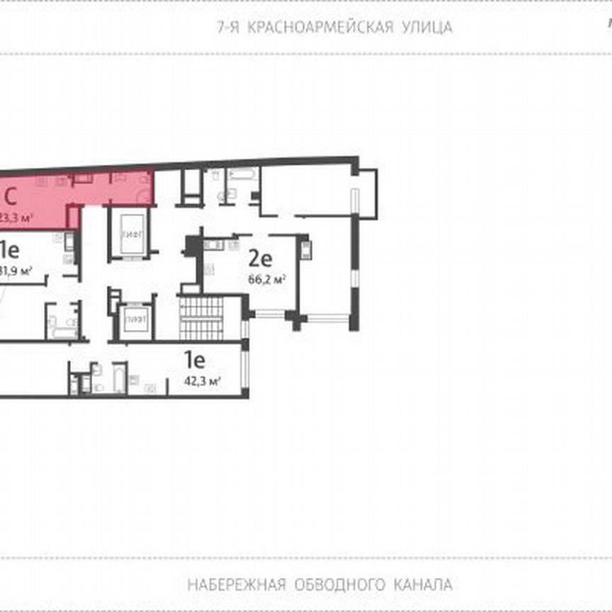 Квартира-студия, 23,3 м², 10/11 эт.