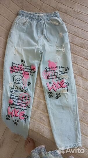 Джинсы для девочки 152