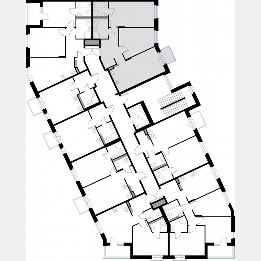2-к. квартира, 63,6 м², 3/3 эт.