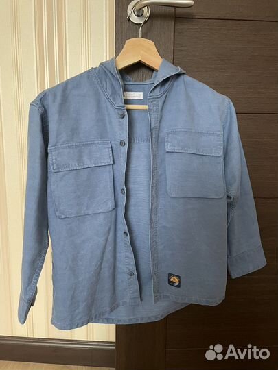 Джинсовая рубашка zara