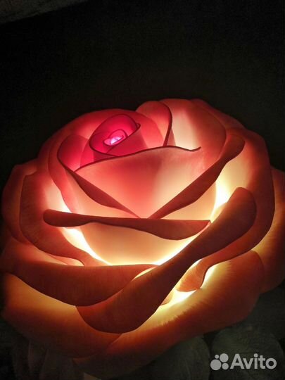 Цветок из изолона(светильник )