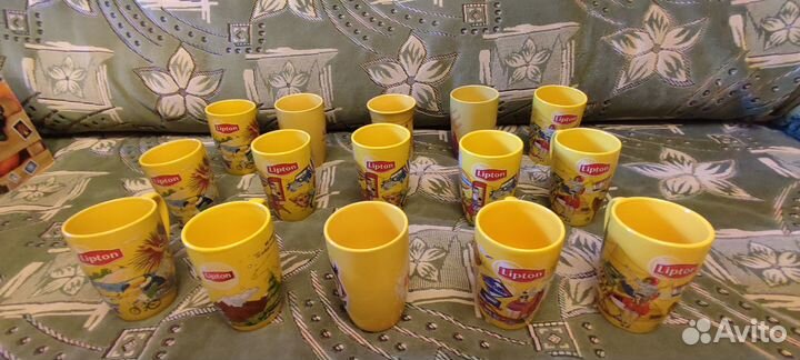 Коллекционные кружки Липтон,Carte noire