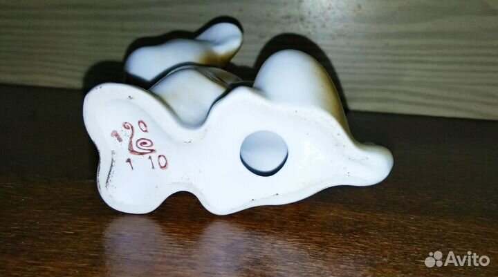 Статуэтки Кот-озорник и Щенок Полонное СССР