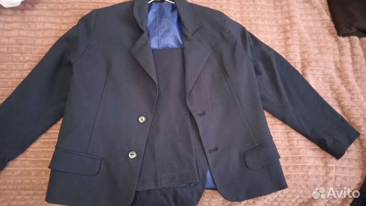 Школьная форма, костюм, брюки, белые рубашки