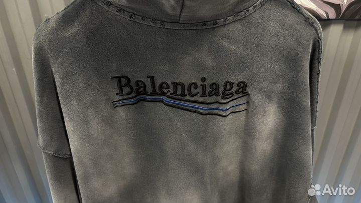 Зип худи balenciaga