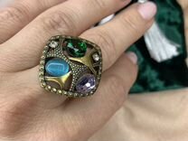 Винтажное кольцо красивое 17 размер
