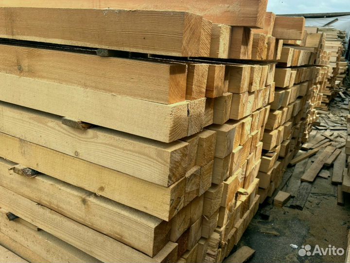 Доска обрезная 25х100х6000мм с доставкой