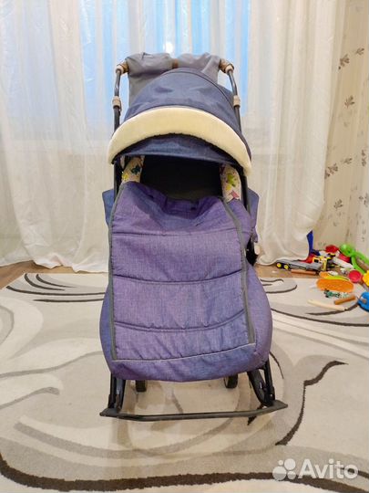 Детские санки коляска