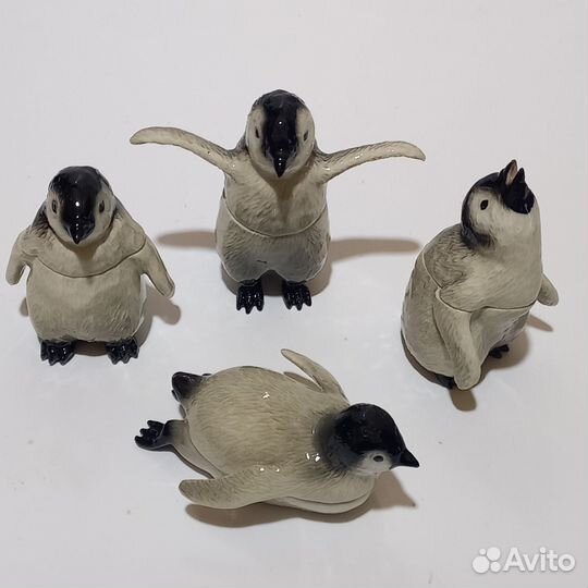 Фарфор Франция статуэтки пингвины