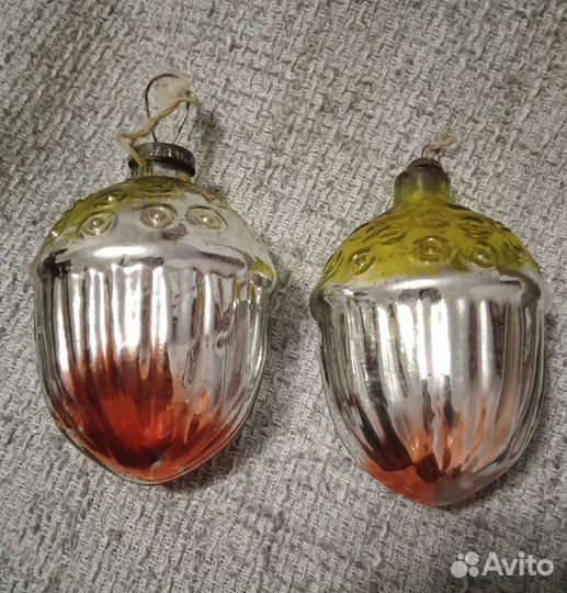 Елочные игрушки СССР жёлуди