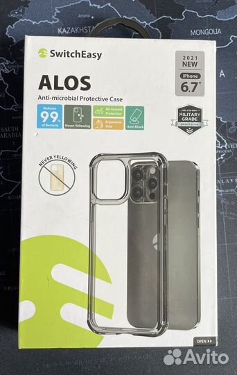 Чехол switchEasy на iPhone 13 pro max прозрачный