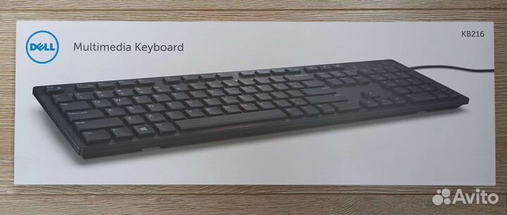 Клавиатура dell multimedia keyboard kb216 black