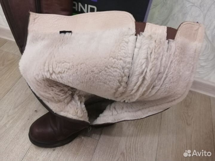 Зимние женские сапоги р. 38 нат.кожа,нат.мех