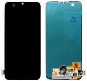 Дисплей с тачскрином для Xiaomi Mi A3 черный
