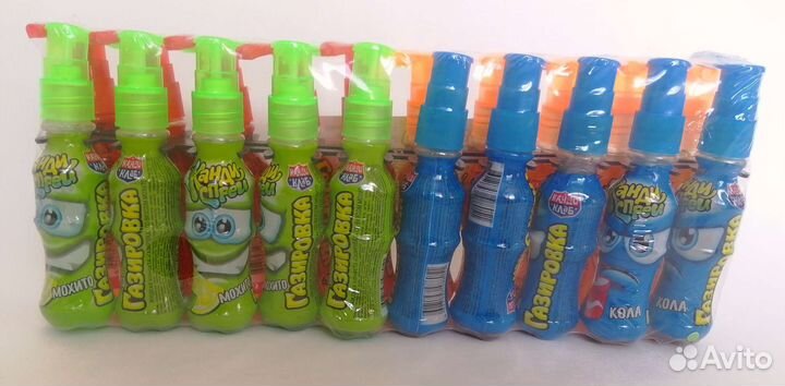 Жидкая конфета спрей Газировка 25 мл 20 штук