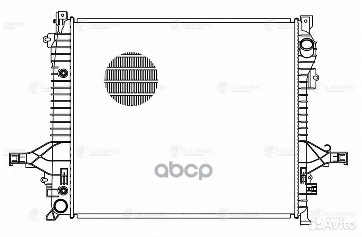 Радиатор охл. для а/м Volvo XC90 (02) AT (LRc