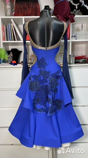 Платье для бальных танцев стандарт ю2