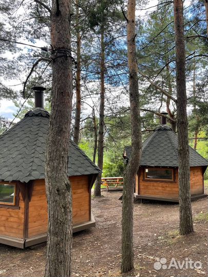 Дом 10м² на участке 1сот